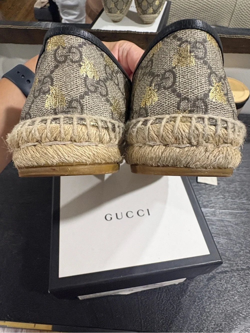 Gucci espadrille flats